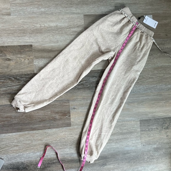 NWT AYM Studio Chalk Joggers as seen on Hailey Bieber - Picture 5 of 8